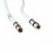 VANCO RG6 Quad Digital Coaxial Cable 12ft White