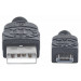 MANHATTAN Hi-Speed USB Micro to USB-A 10ft- Alt 1