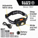KLEIN Rechargeable 2-Color LED Headlamp with Adjustable Strap- Alt 1