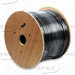 WAVENET CAT6 Direct Burial Cable 1000ft spool Black- Alt 2