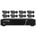 SPECO 8 Channel NVR with Built-in POEand 8 Cameras